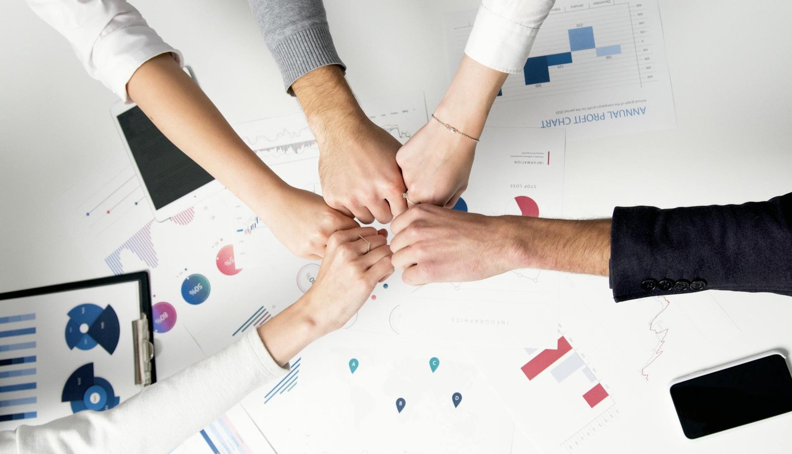 Management consultant working on sustainability strategy