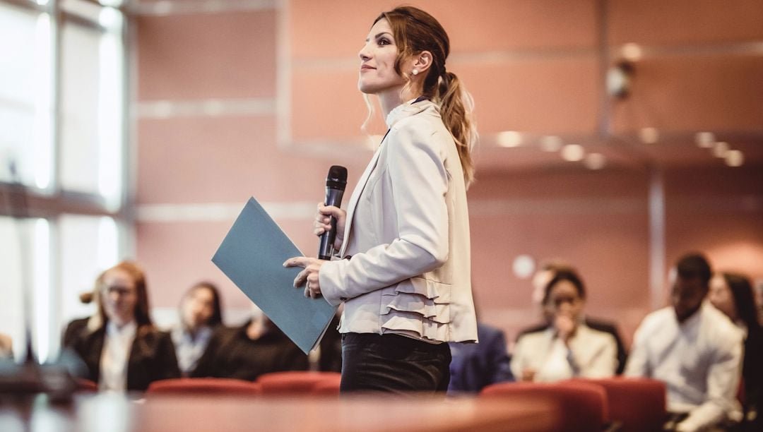 Senior management consultant partner leading strategy session